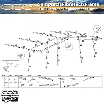 Camptech Awning Fibre Frame Complete (Frame Only)