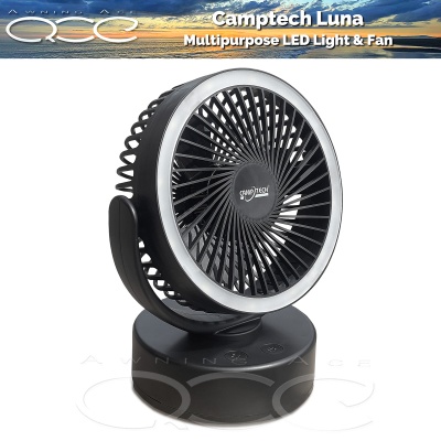 Camptech Luna 2-in-1 LED Light & Awning Fan