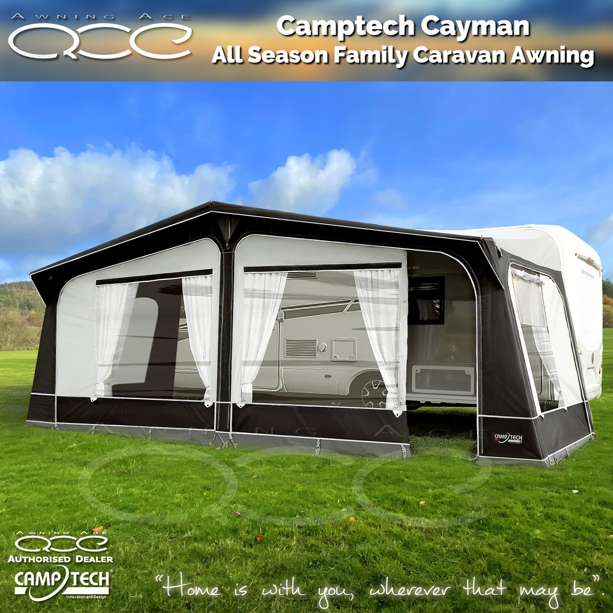 Camptech Cayman Touring Awning Best Deal - awningace.com