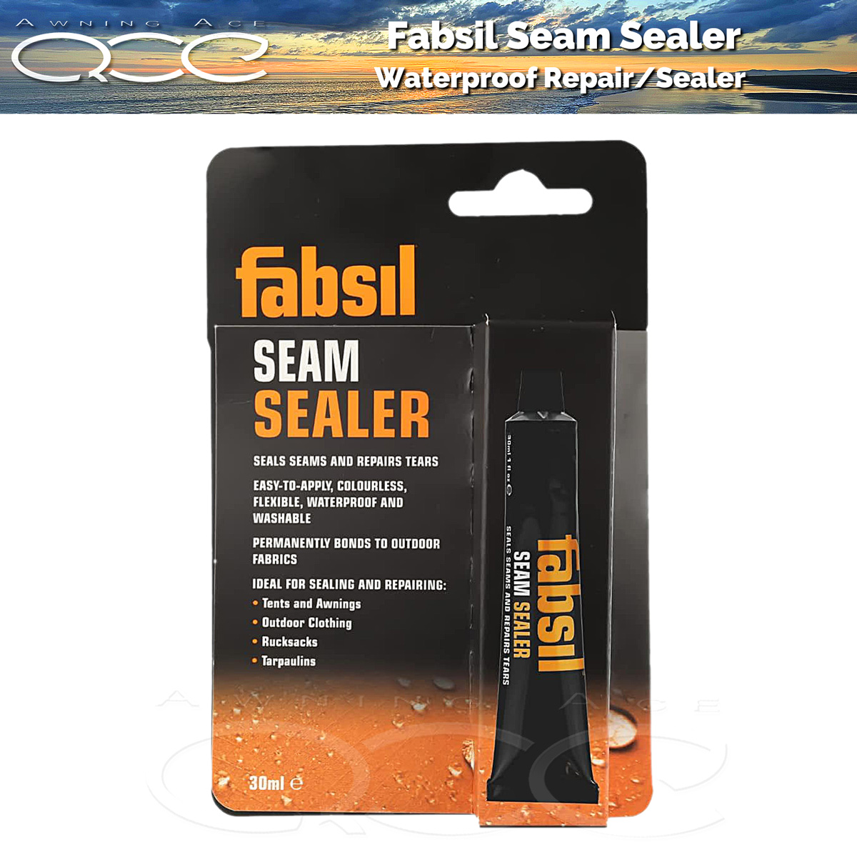 Grangers Fabsil Seam Sealer Repairer awningace