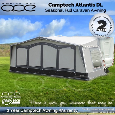 Camptech Atlantis DL Luxury Seasonal Caravan Awning