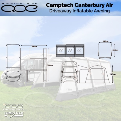 Camptech Canterbury Air Campervan Motorhome Awning