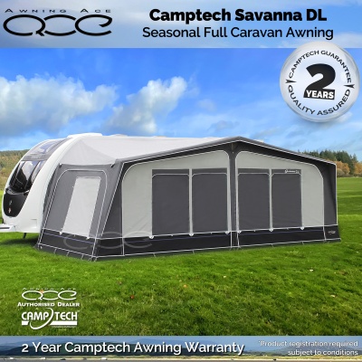 Camptech Savanna DL Seasonal Caravan Awning