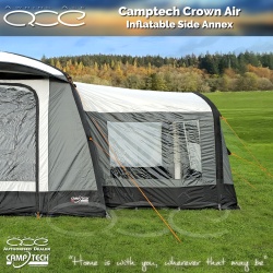 Camptech Moto Air Crown Side Fitting Bedroom Annexe with Inner Tent