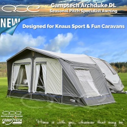 Camptech Archduke DL Awning for Knaus Sport Fun Caravan