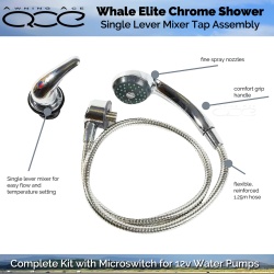 Whale Elite Chrome Shower with Single Lever Mixer (Microswitched)