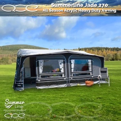 Summerline Jade All Season Acrylic 270cm Deep Caravan Awning (1086-1120cm)
